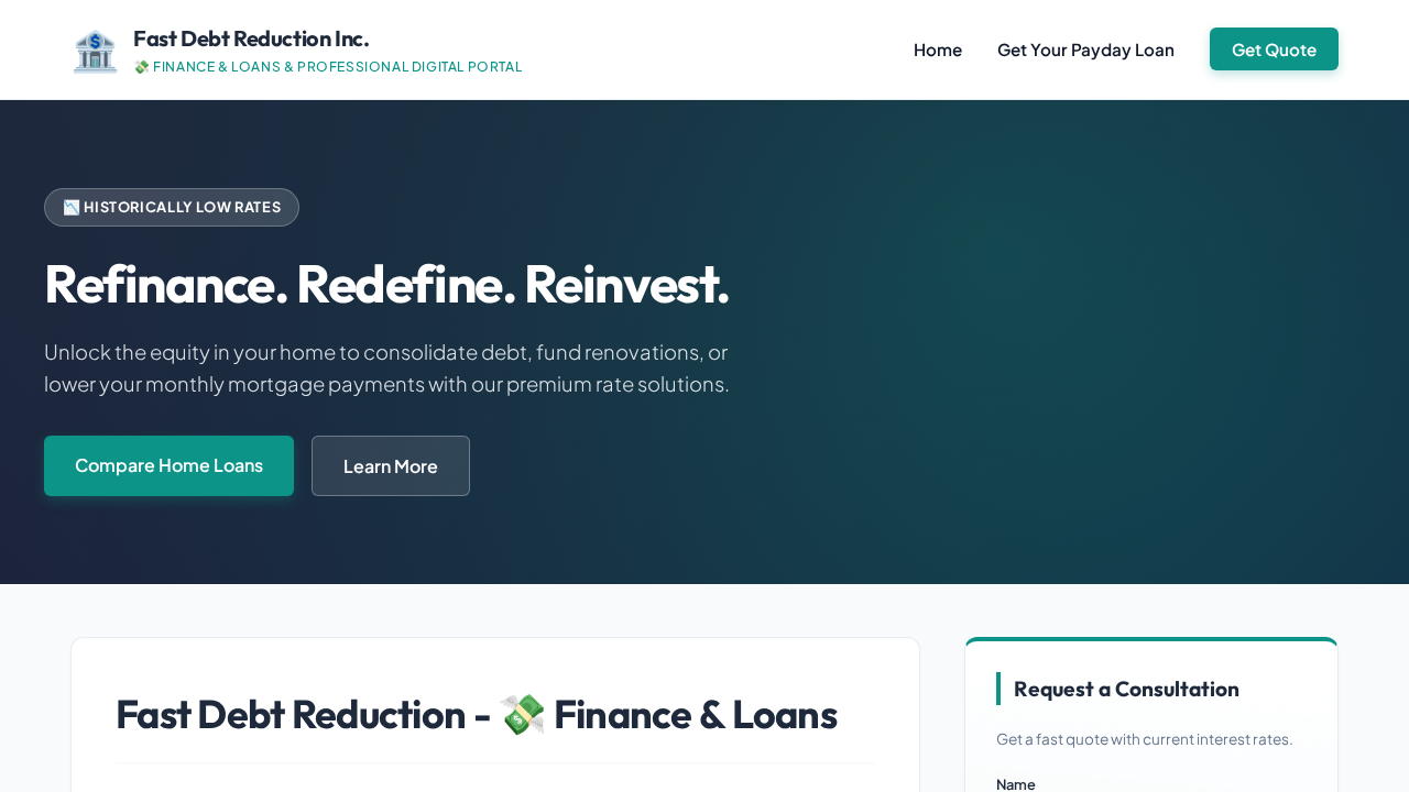 Fast Debt Reduction Screenshot