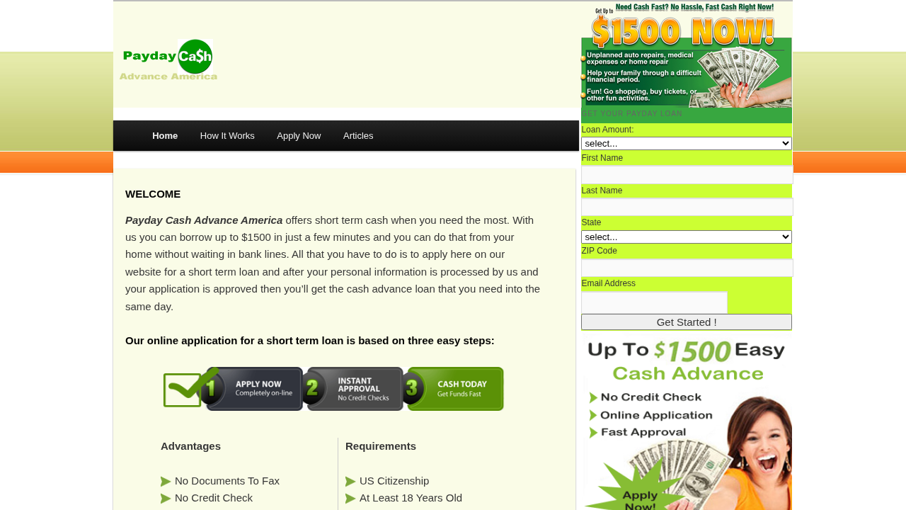 Payday Cash Advance America Screenshot